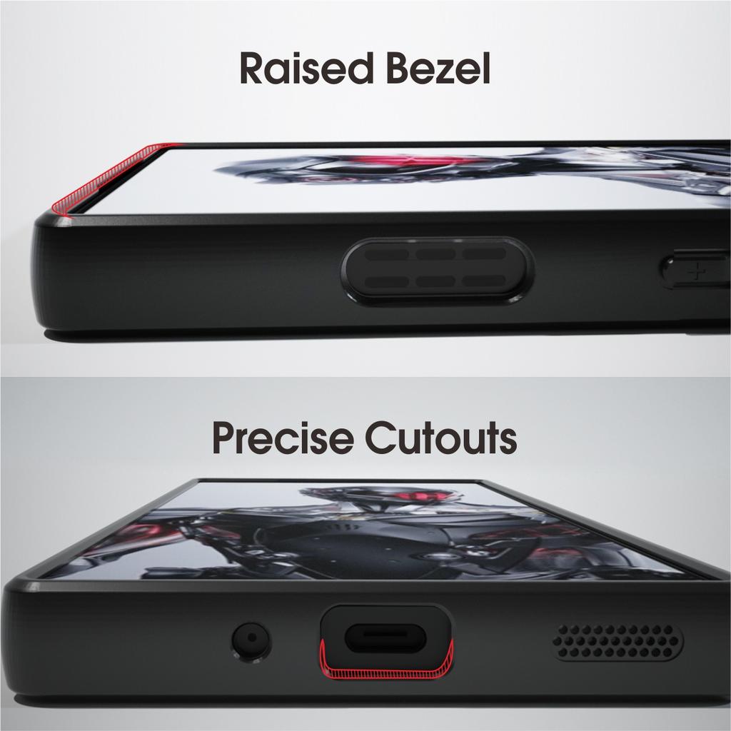 IBMRS For ZTE nubia Red Magic 8S Pro/8 Pro+ 5G/8 Pro 5G Cases Slim-Fit TPU+PC Phone Cover