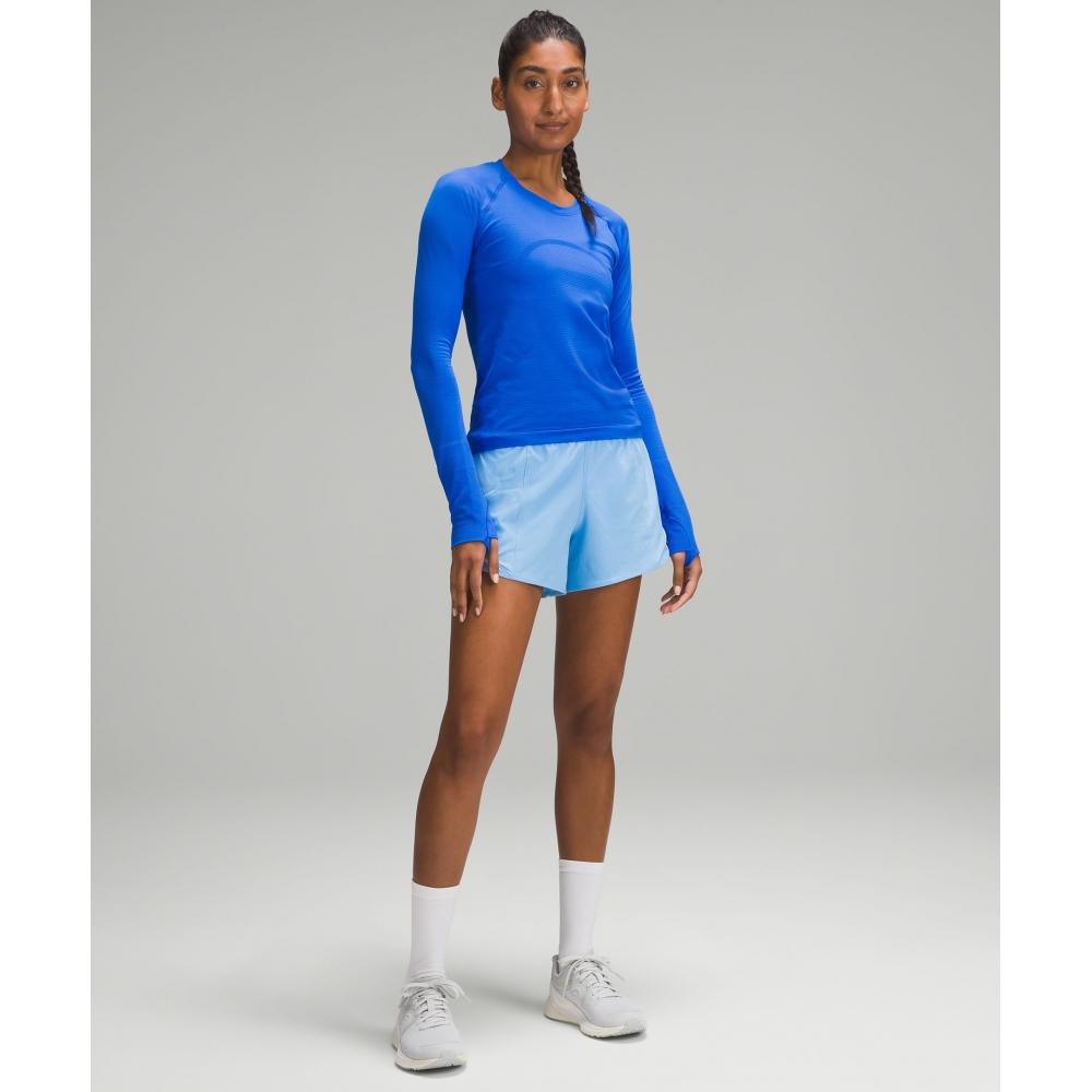 Lululemon Hotty Hot High Rise Lined Short 4  Aero Blue