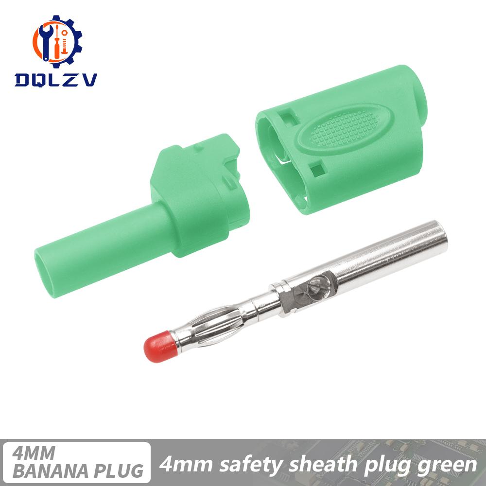 

Stackable Safe 4mm Banana Plug Solder/Assembly High Quality Welding-free Connector for Multimeter 1PCS&Safe type