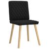 VidaXL Dining Chairs Set of 4 Black Fabric 3315223
