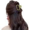 Small 2025 Shark Hair Clip for Thin Hair - Square Claw Updo Accessory