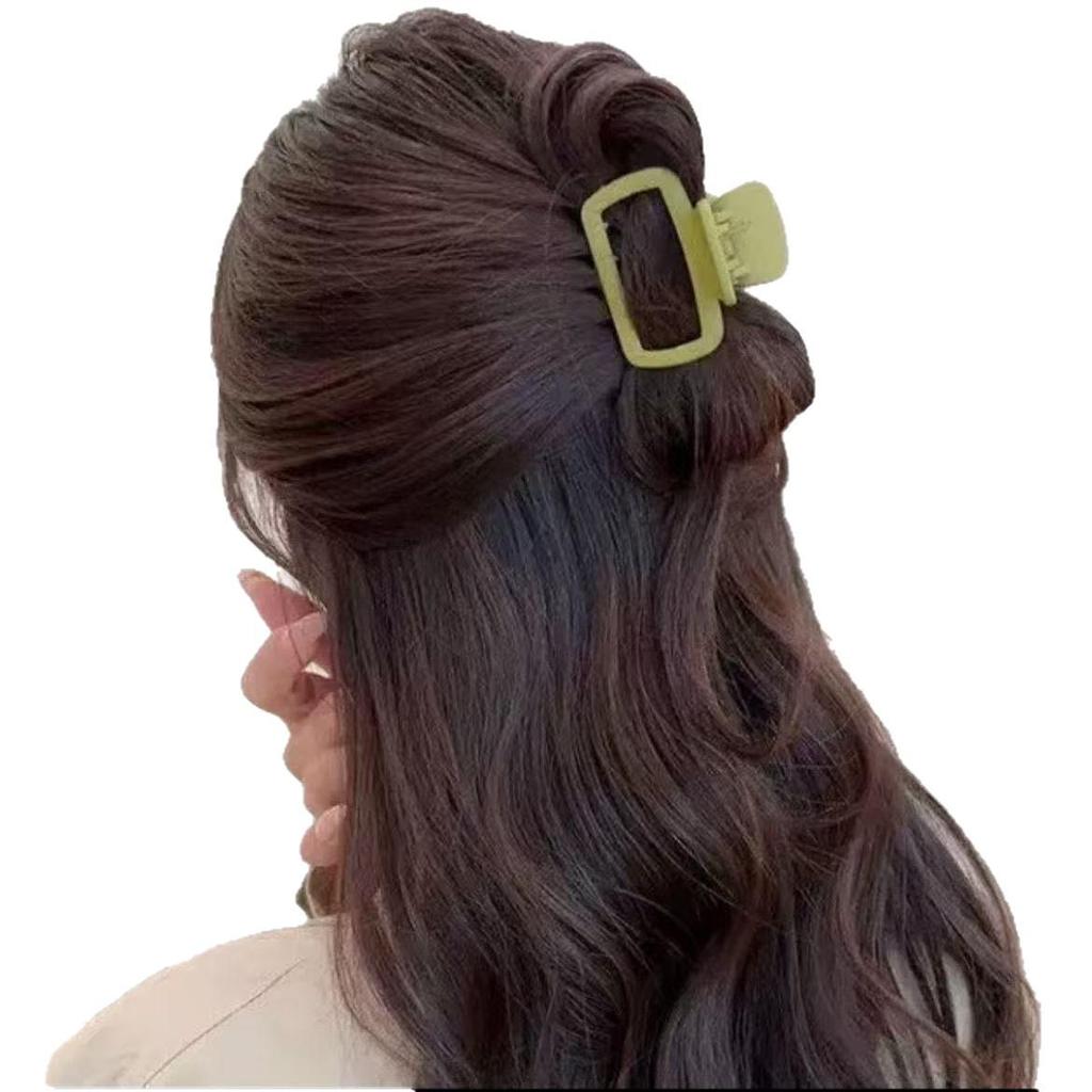 Small 2025 Shark Hair Clip for Thin Hair - Square Claw Updo Accessory