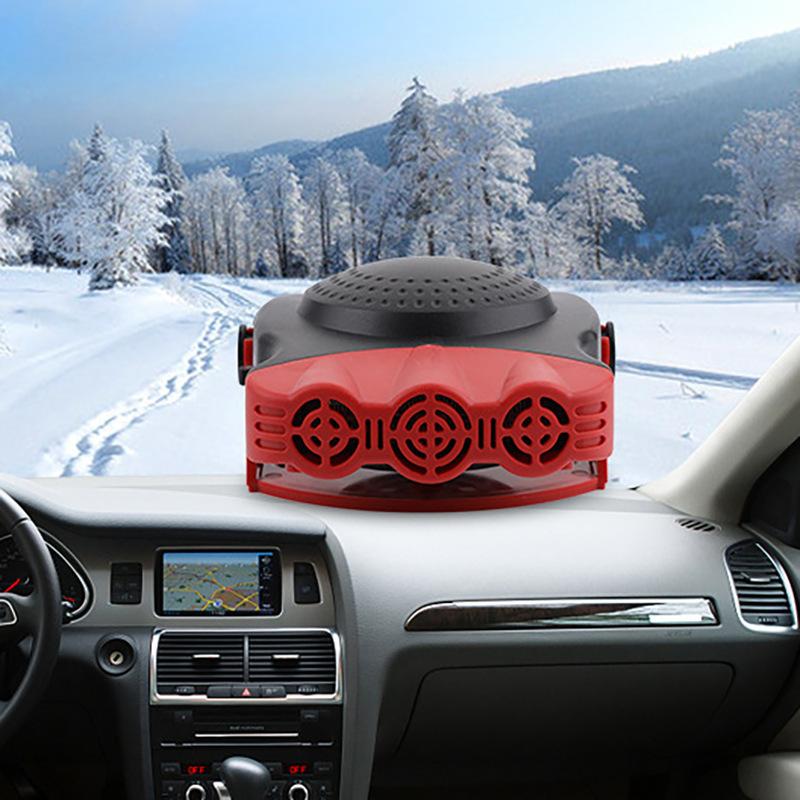 Car Three-head Warm Air Blower, Windshield Defrosting Device, Three-hole Demister, Multi-functional High-power Hot Air Dryer