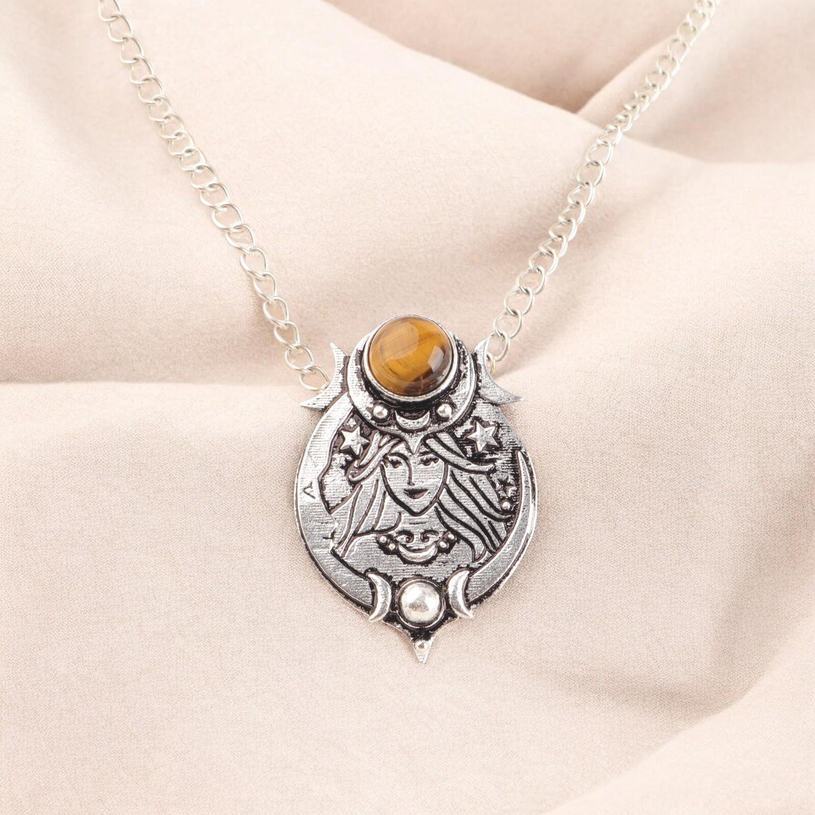 

Attractive Yellow Tiger Eye Gemstone 925 Stamped Silver Handmade Pendant 1.63 CP-22-30