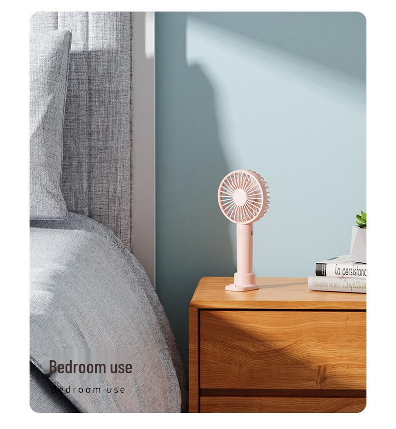 2025 Mini USB Portable Silent Handheld Fan for Office & Students - Free Logo Gift