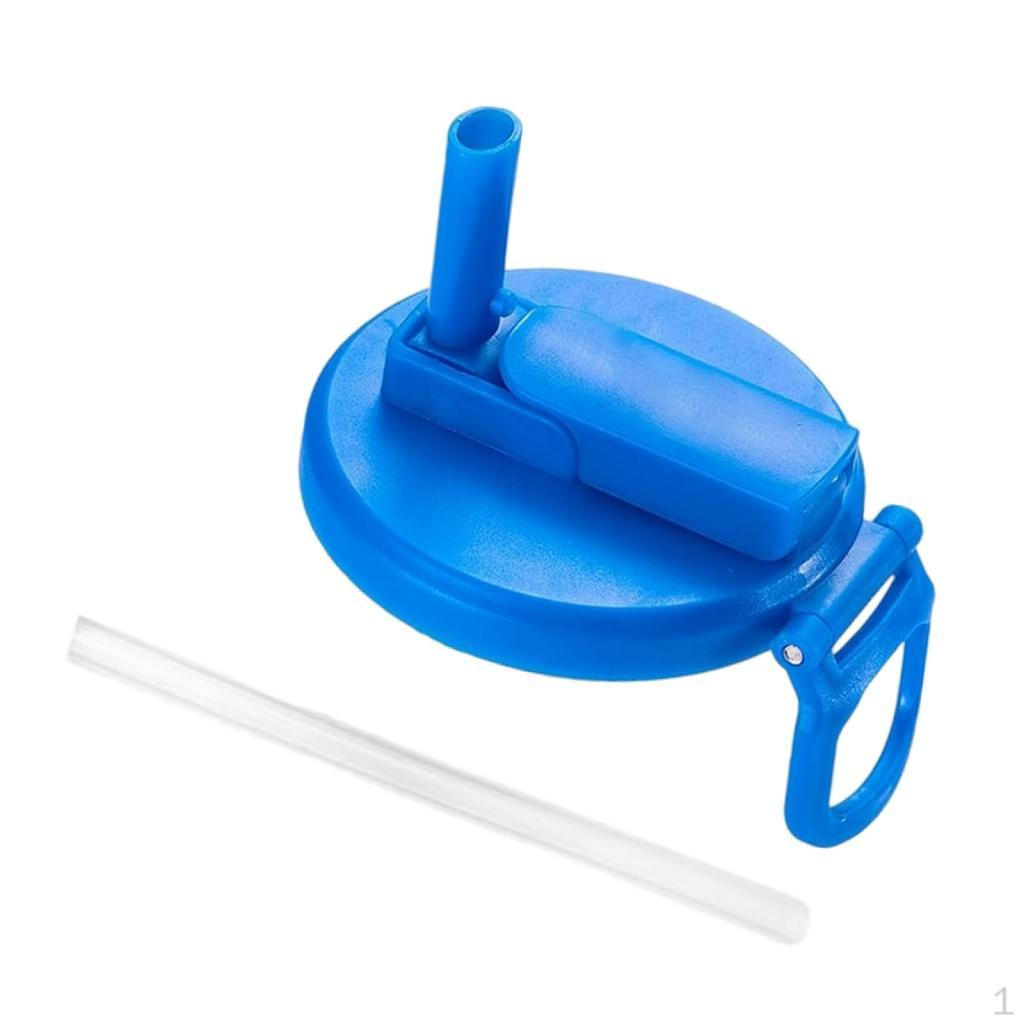 Straws Soda Can Covers Compact Portable with Straw for Travel Hiking Camping Green
