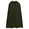 Gothic Open Front Hooded Cardigan Women  Long Coat Solid Color Cloak Cape Winter Outdoor Jackets