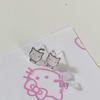 Korean Style Cute Kitten Stud Earrings for Women