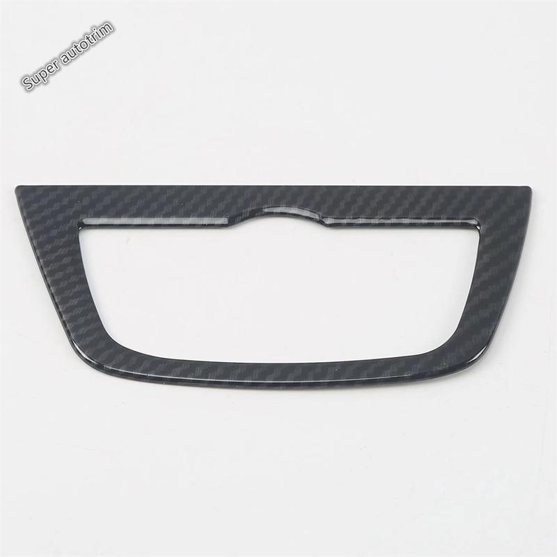 Car Head Lights Lamps Switch Button Panel Decoration Cover Trim For BMW X3 G01 2018 - 2024 ABS Carbon Fiber Accessories Interior