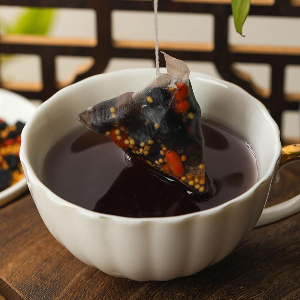 Mulberry Raspberry Goji Yellow Mustard Tea 10 Bags 80g Canned Dried Fruit Tea with Lily