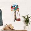 Peacock Wood DIY Diamond Painting Hanging Hook No Hole Punching Wall Decoration