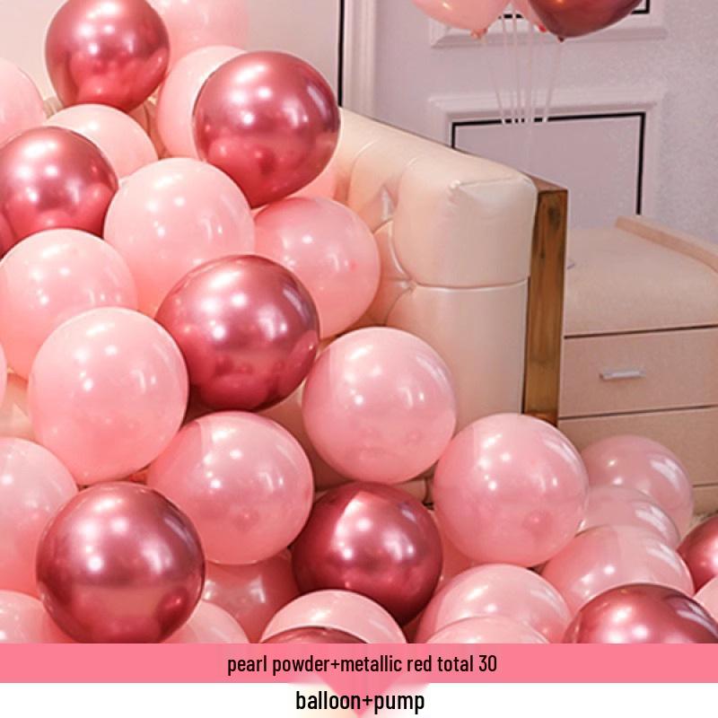 2025 Pink Balloon Set for Engagements, Weddings, and Birthdays