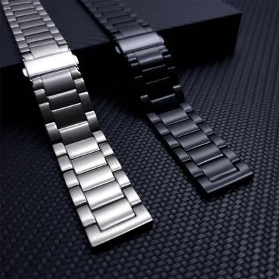 22mm Titanium Metal Strap For Huami Amazfit Bip 6 46mm/BALANCE 2/GTR 4 3 2/GTR 47mm/Stratos 3 2 2S Business Watch Band Bracelet