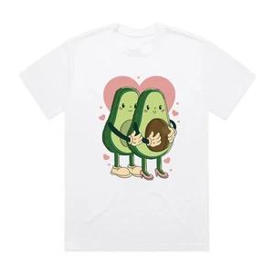 Avocado Valentines Day Mens T Shirt Womens Tee Graphic Unisex 2XL