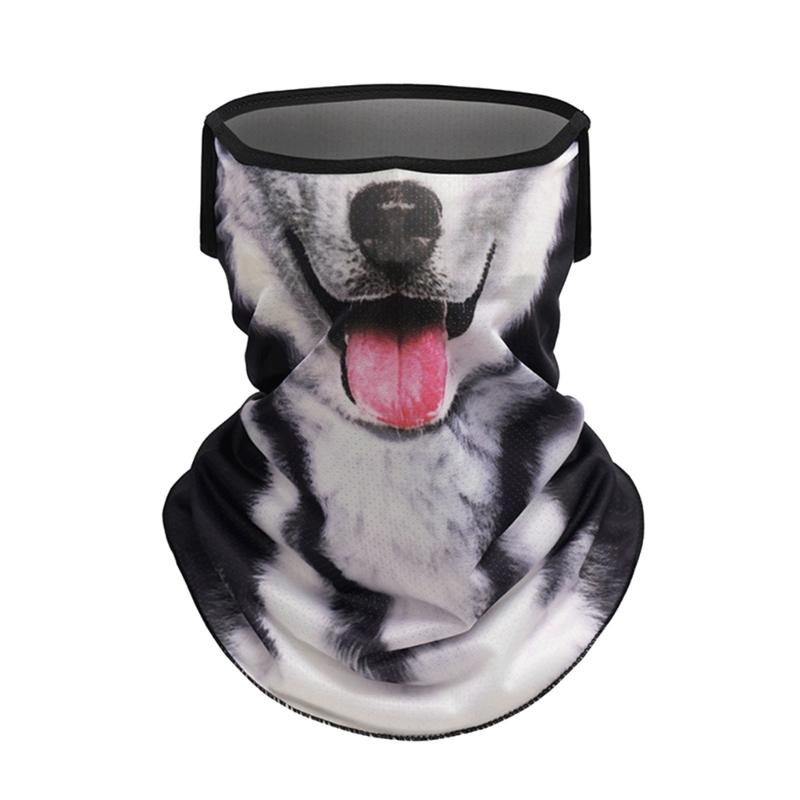 Animal Face Print Mask Sun Protections Face Scarf For Women Ideal For Summer Outdoor Activities Neck Coverage
