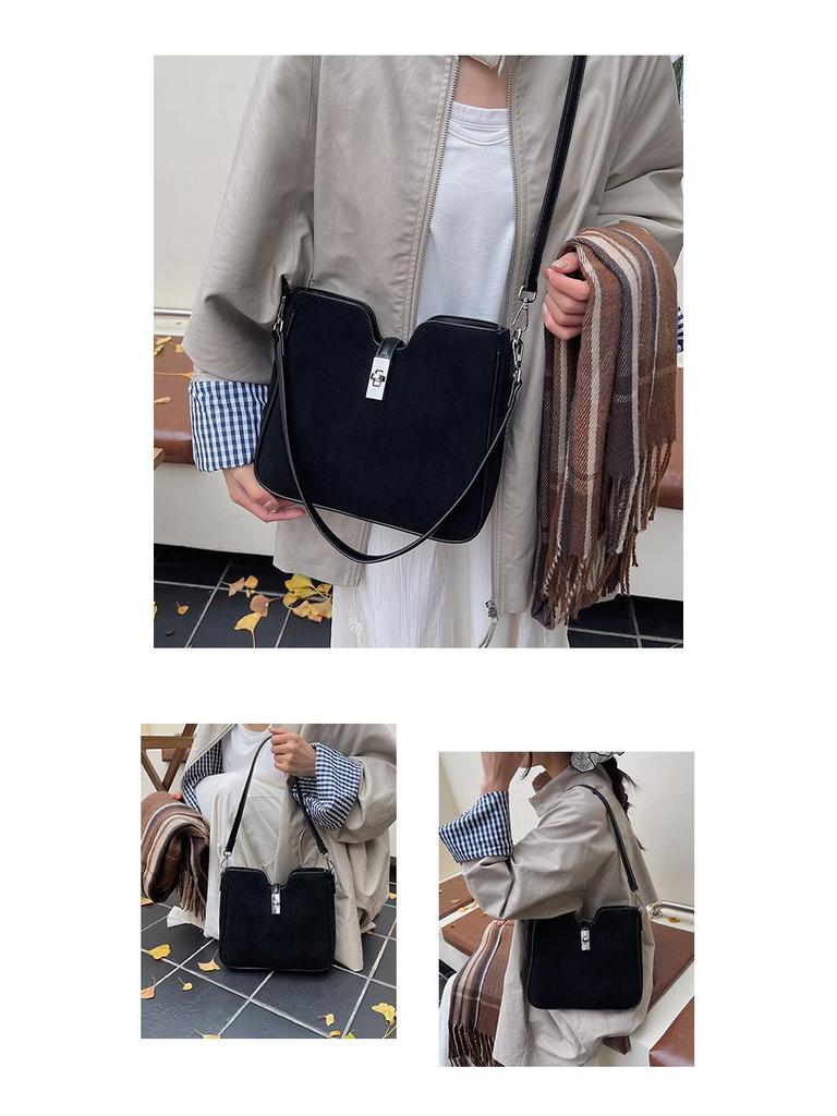 2025 Vintage Matná Minimalistická Velkokapacitní Taška Přes Tělo/Taška Přes Rameno