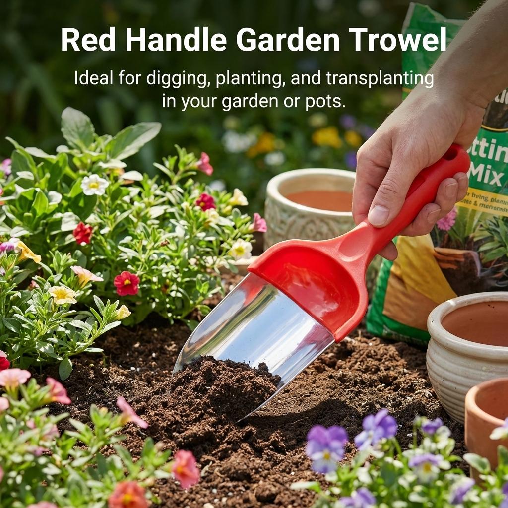 Stainless Steel Garden Trowel Small Size For Home Gardening Planting Flowers And Vegetables Soil Loosening Tool