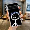 funny Cute Cartoon Matchman For Google Pixel 9 8 7 6 Pro Phone Case Soft For Pixel 6A 5 4 5A 4A 3A XL 5G Silicone Clear Cover