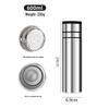 New 316 Stainless Steel Insulated Cup with Quick-Open Lid and Tea Separator