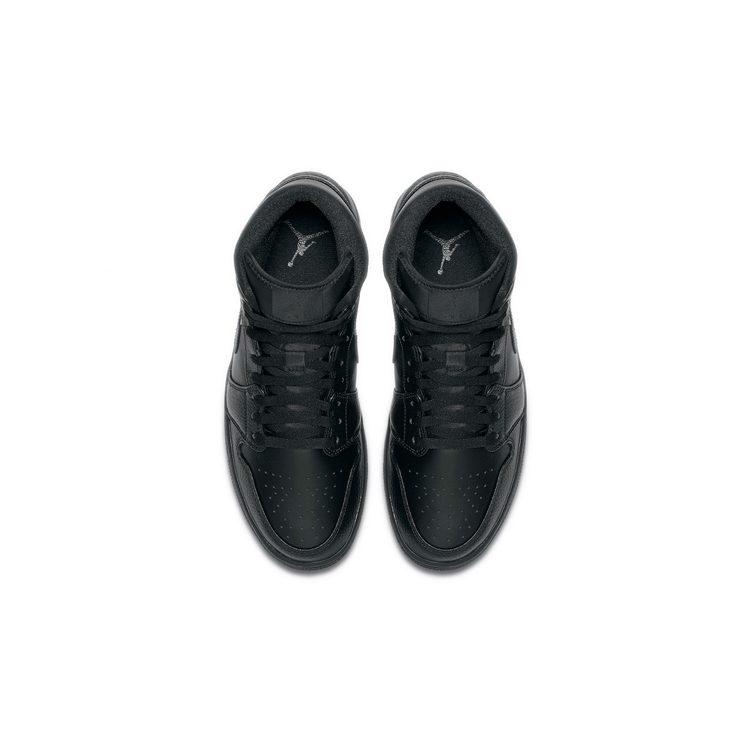 Air Jordan 1 Mid 'Triple Black' 2020 554724-091