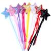 Star Sequins Magic Stick Princess Cosplay Props Little Girl Character Costume Accessory for Children Girl Kindergarten