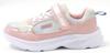 Edwin Athletic Velcro Size 2E EDW-3624 Sneakers, Shoes, Closure, Lightweight, Cute, Girls', School, Daycare, Kindergarten, Pink, 23.0 cm,