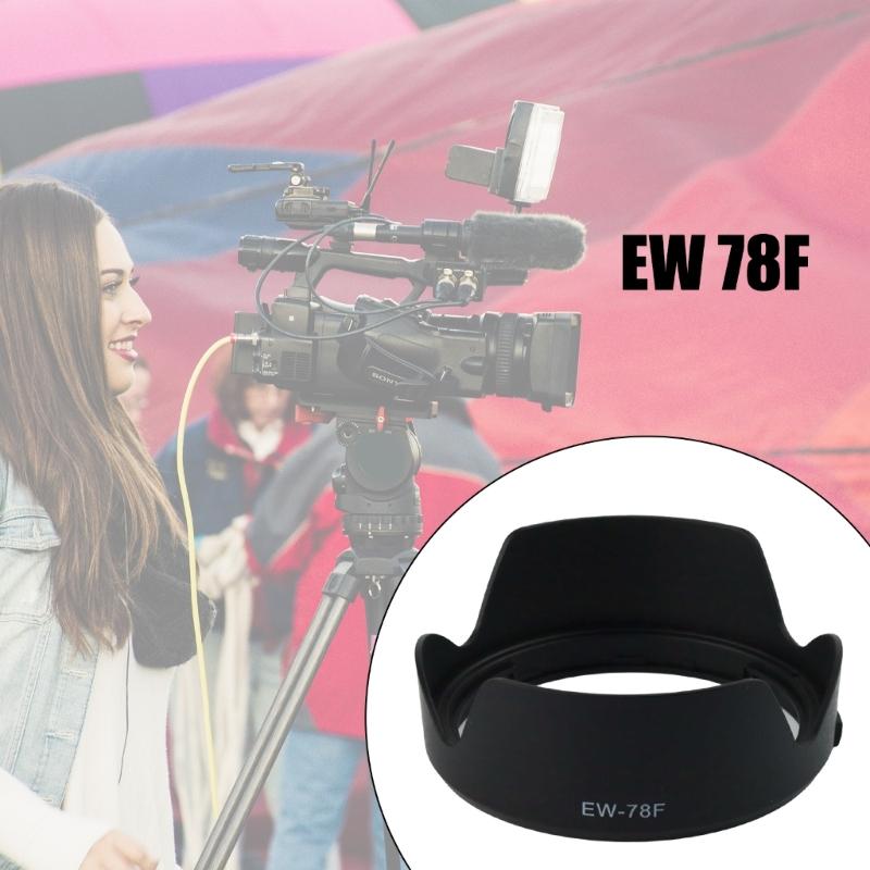EW78F Lens Hood For RF24-240mm F4-6.3 ISUSM Camera Lens Shade Block Stray Light,Sunshades Compatible for 72mm Filter