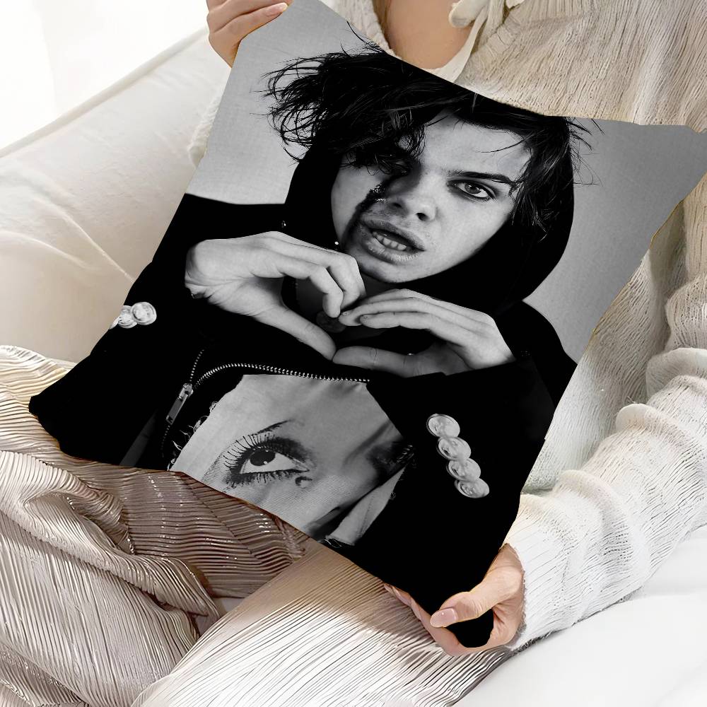 YYungblud Rock Singer Office Cushion Pillowcase Car Cushion CoverXCM Lumbar Pillowcase Sofa Pillowcover