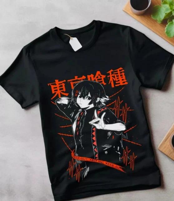 Anime Juzo Suzuya Ghoul Waifu Black T Shirt Size S 4XL S