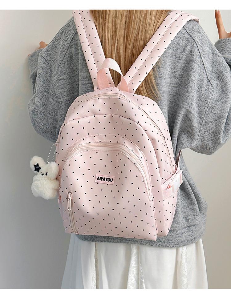 Schoolbag1011 spring new girls backpack high value cute large capacity versatile student casual backpack