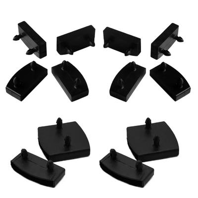 20pcs Replacement Bed Slats Connector Black Sofa End Caps Holder Bed Slat Holders Caps  Sofa