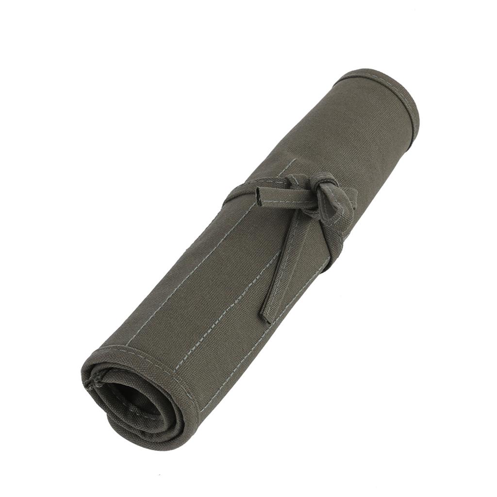 New Larger 30 Holes Roll Up Canvas Paint Brush Bag Artist Draw Pen Watercolor Oil Brushes Case