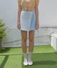 Dear Fear Houndstooth Denim Skirt