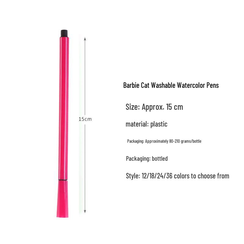 Watercolor Pen Set for Students - 12, 18, 24, 36 Colors - Ideal Back-to-School Gift for Kindergarten & Primary Kids' Drawing