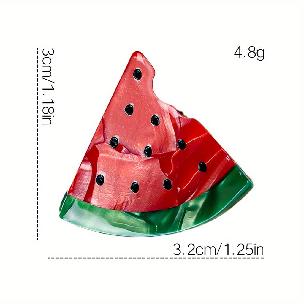 Upscale Mini Acetic Acid Cute Fruit Broken Hair Bangs Hair Clip Hair Accessories