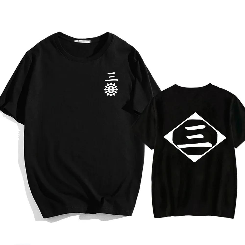 Hot Sale Anime Cotton T-Shirt Bleach Cosplay Shirt Zaraki Kenpachi Unisex Women O-Neck Short Sleeve Tee Fashion Tshirt For Fans