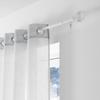 Tringle Extensible en Kit Complet (120 à 210 cm) "Bullette" - Blanc