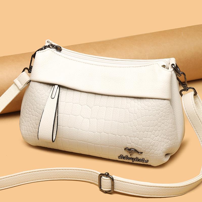 Women's Bag New Style Ladies Mom Bag Large Capacity Soft Leather Handbag Cross-border Wholesale Shoulder Bag