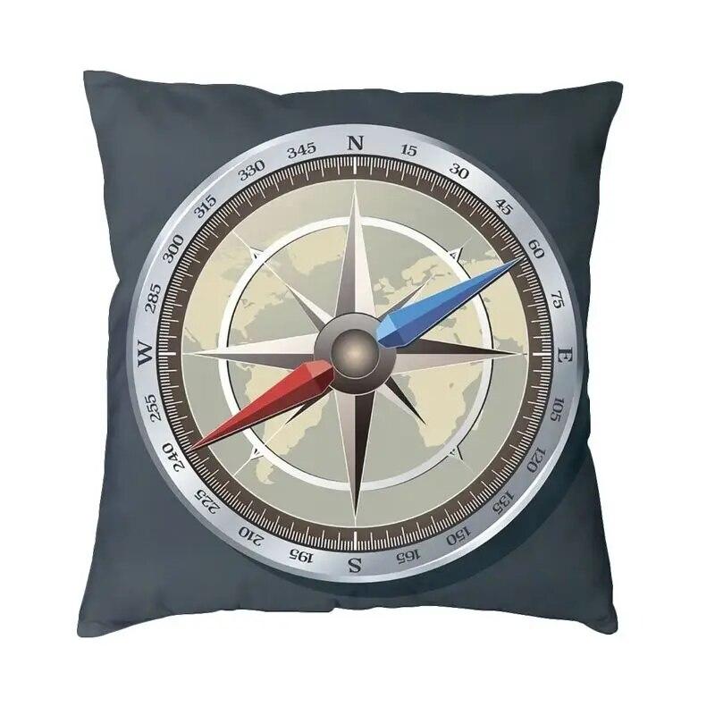 Bedroom Living Room Car Pillowcase Home Decor Digital Compass Cushion Cover Floor