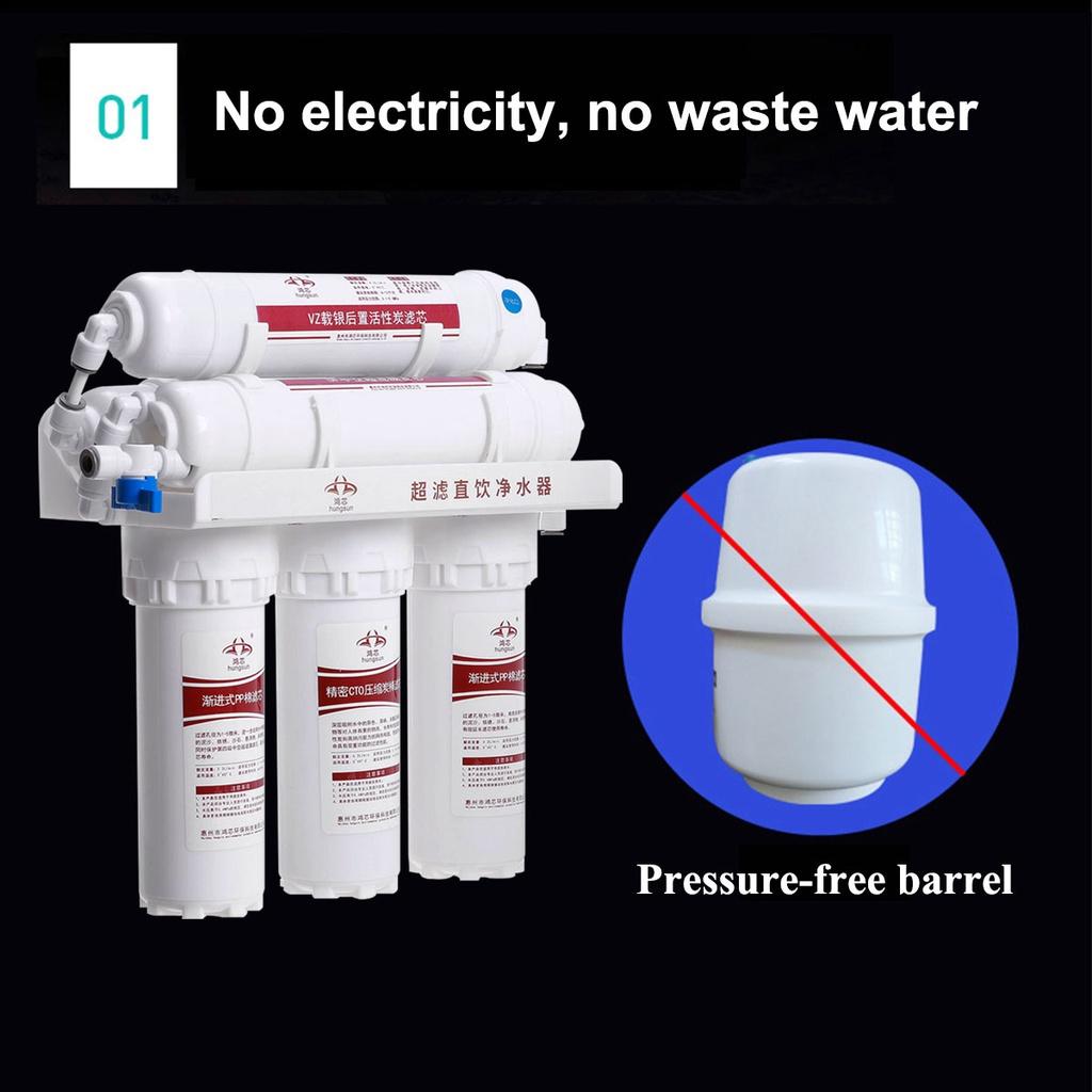 3+3 Sistem Purificator de Apă cu Ultrafiltrare în 6 Etape Purificator Apă Robinet Bucătărie Acasă Filtrare Apă Potabilă Filtru Apă Casnic