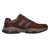 Mens Leather Round Toe Flat Walking Shoes