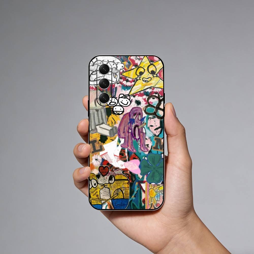 Band L-Latin Mafia Phone Case For Samsung Galaxy A73,21,22,32,71,53,52,51,80,5G Soft Black Cover