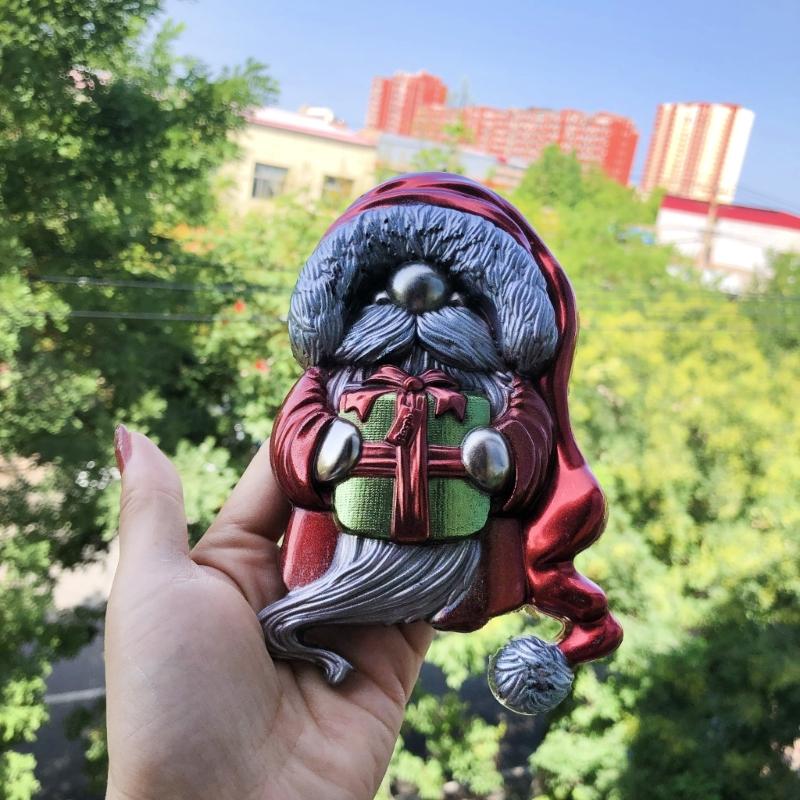 Weihnachts-Gesichtsloser Zwerg Wanddeko Silikonform Personalisierbare Weihnachts-Wanddeko Harzform Einzigartige Gips-Epoxidharzformen