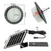 244 LED Solar Pendant Light with Remote Control 5 Modes Motion Sensor Solar Shed Barn Light IP65 Waterproof Indoor Outdoor Hanging Solar Lights