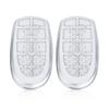 Gel Transparent Heel Pad: Shock Absorbing, Anti-Slip, Self-Adhesive Half Insole