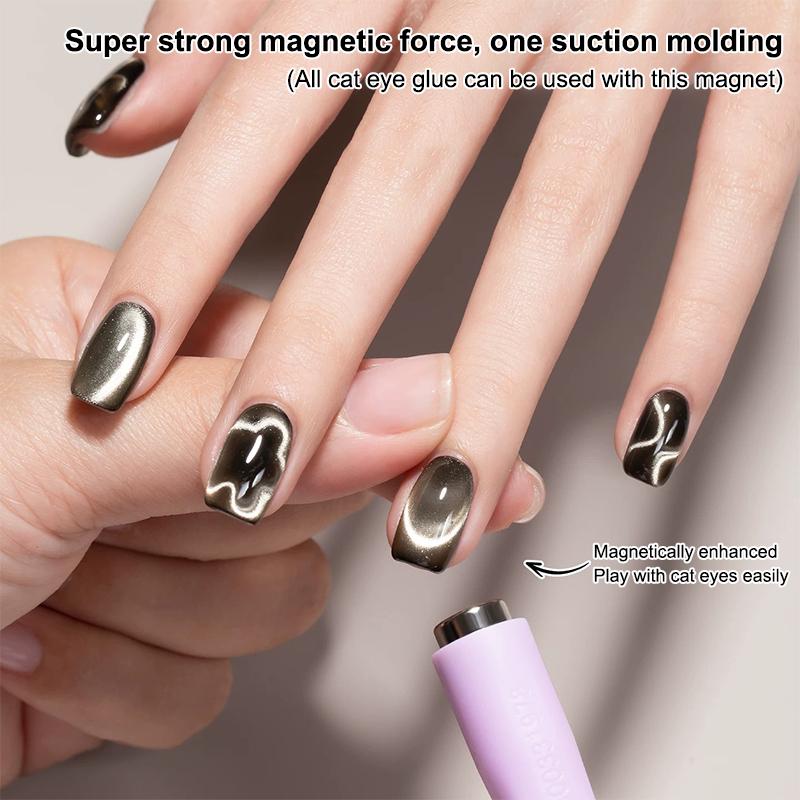 4 In 1 Multifunctional Five-Pointed Star Cat Eye Nail Art Magnetic Stick Suitable For Uv/Led Gel Nail Polish Magnet Strong
