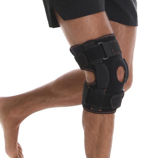 Sportkniebrace met Zijstabilisator, Knieband voor Meniscusletsel Artritis Pijnverlichting, Kniecompressiehoes voor Heren Dames met Patellapad