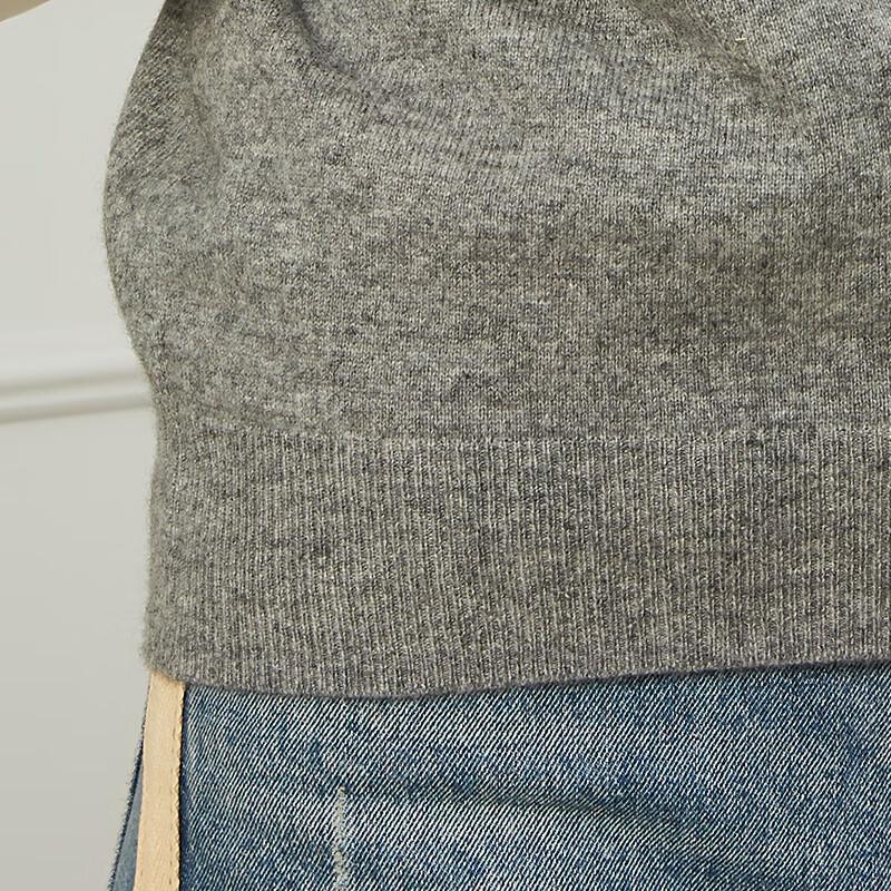 Hengyuanxiang Women's Pure Cashmere V-Neck Vest