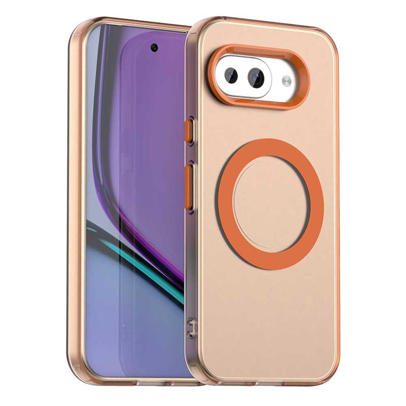 Transparent Case For Google Pixel 9A Case Pixel 8 9 10 Pro XL Magnetic Adsorption Wireless Charge Cover For Google Pixel 9A Case