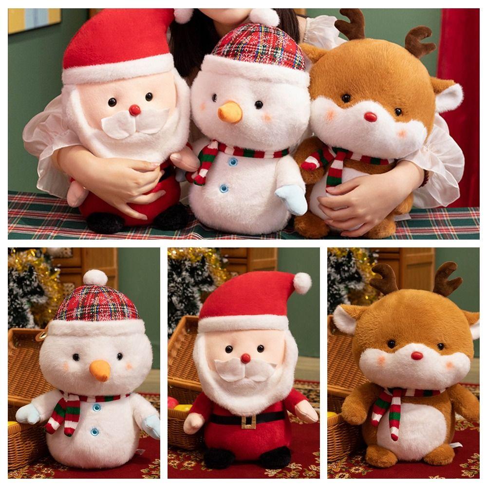 

Santa Claus Elk Snowman Elk Snowman Plush Toys Snowman Stuffed Plush Doll Christmas New Year Gifts
